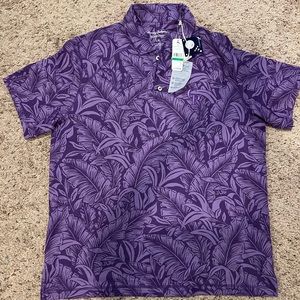 Men's Tommy Bahama Islandzone Purple Colorado Rockies Polo Sz L